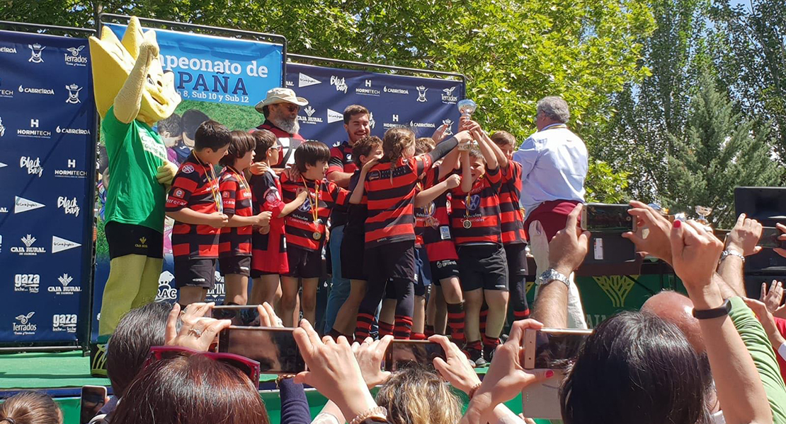 El Club Rugby Badajoz sub-10 se proclama campeón de España