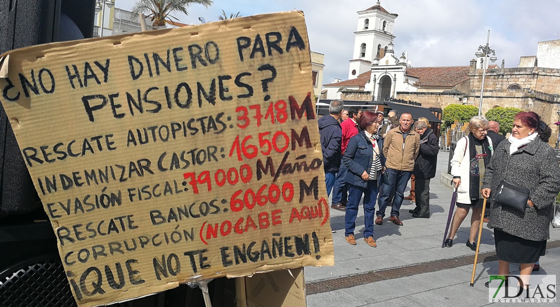 908,03 euros mensuales, pensión media por jubilación en Extremadura