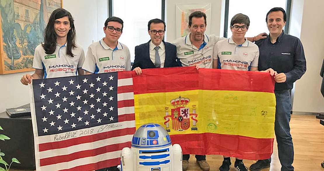 Estudiantes extremeños primeros clasificados en un encuentro internacional de robótica en EEUU