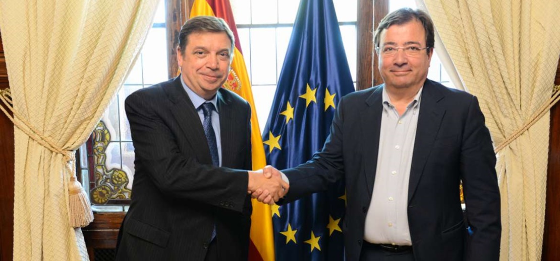 Vara pide al nuevo gobierno apoyo para los proyectos agrarios de Extremadura