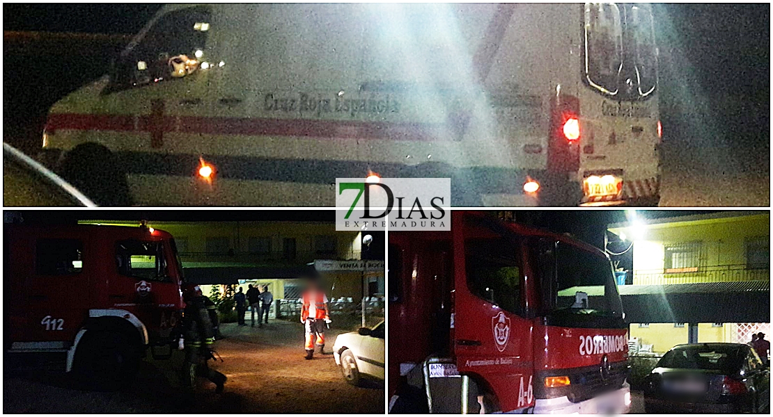 Incendio en un establecimiento hostelero de la carretera de Valverde