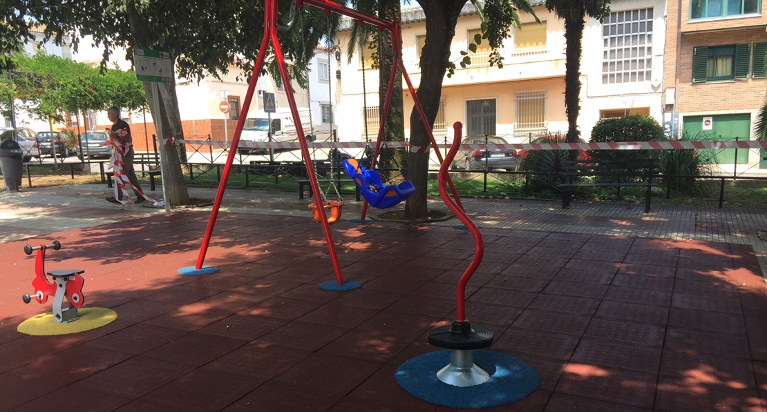 Cáceres invierte 57.000 euros en ‘europeizar’, los juegos infantiles