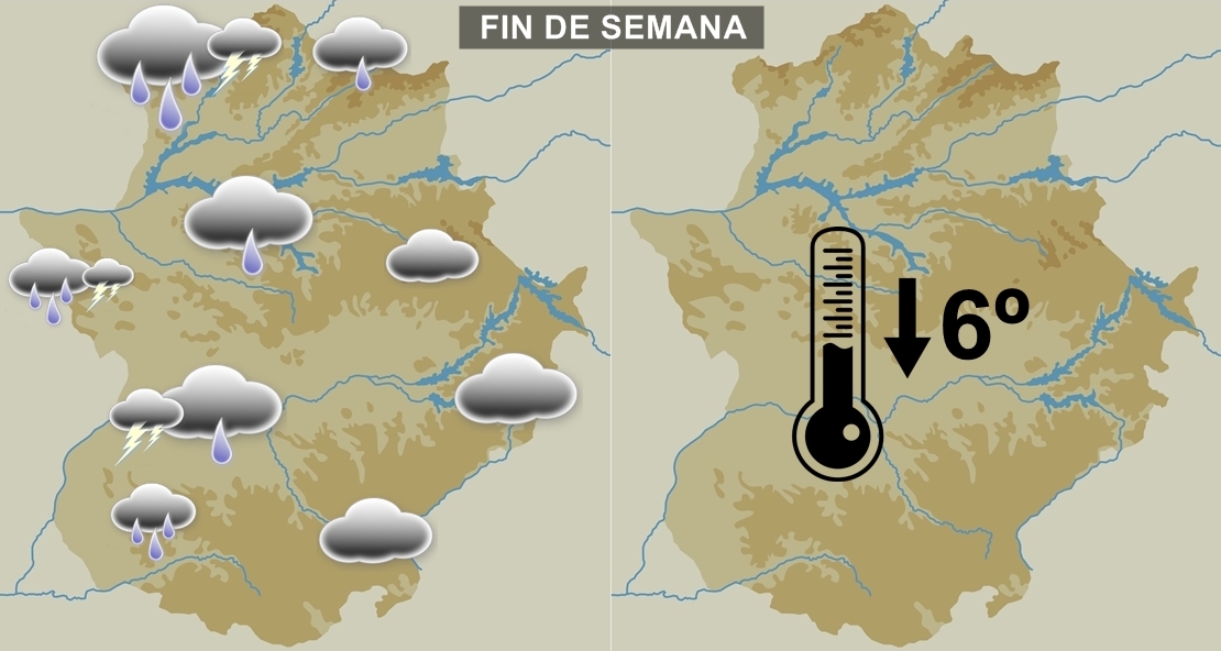 El sábado comenzará a afearse el fin de semana en Extremadura