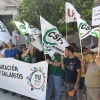 La huelga de basureros en Badajoz ya se ha cobrado un despido y tres sanciones