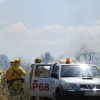 Primer incendio forestal de la temporada, entre Badajoz y Olivenza