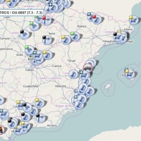 Tramo con niebla en la autovía A-66