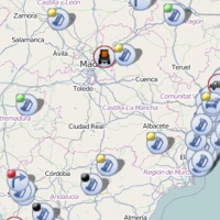 Corte de tráfico por accidente en la autovía A-5