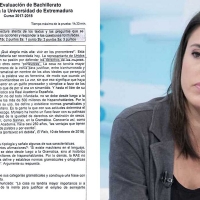 La UEx utiliza un texto que critica a Irene Montero en la prueba de Selectividad