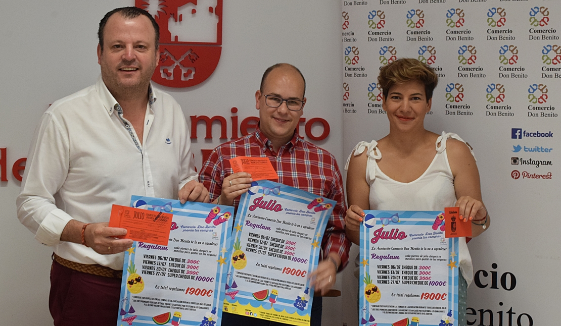 Sortean en Don Benito un total de 1.900 euros en cheques