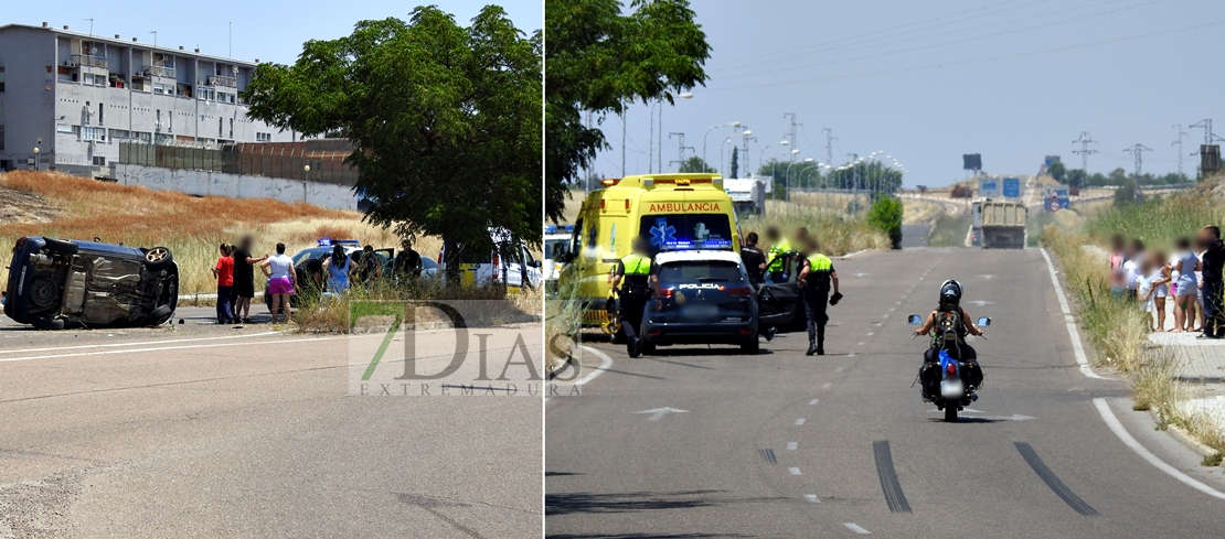 Provoca un accidente en Badajoz y se da a la fuga