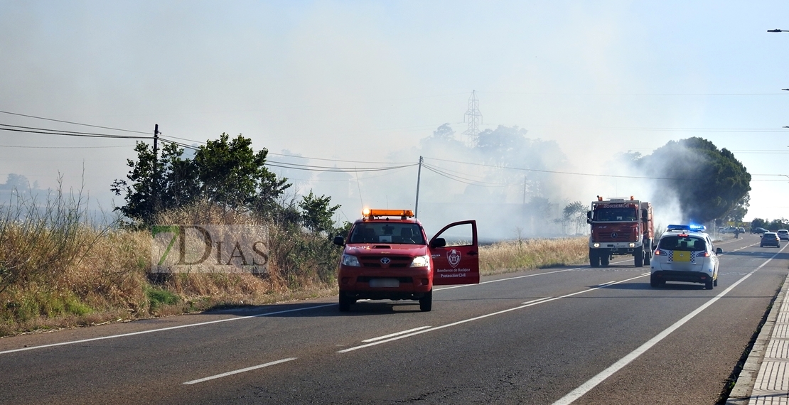 El fuego calcina una antigua discoteca de la Carretera de Olivenza