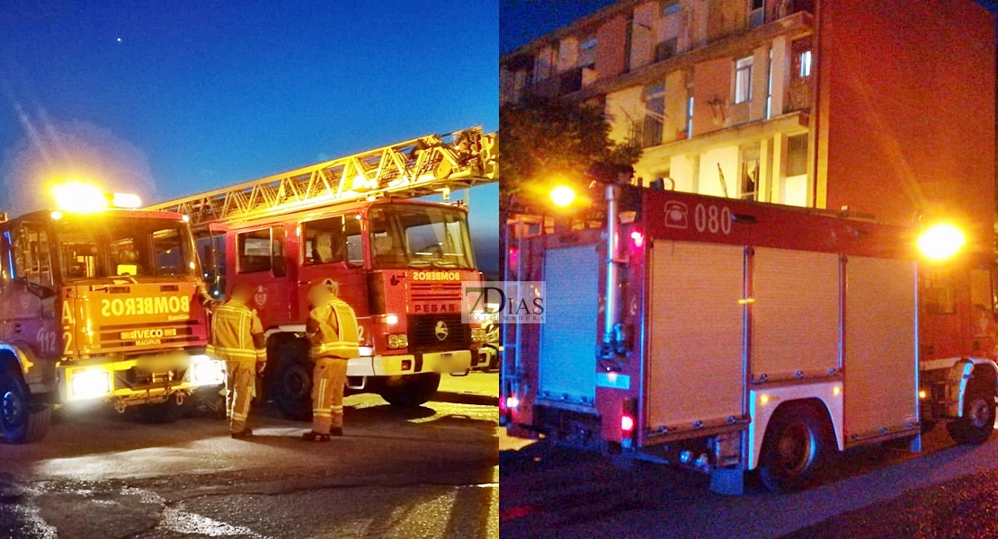 Cinco niños y una mujer sufren un incendio en su vivienda en Badajoz