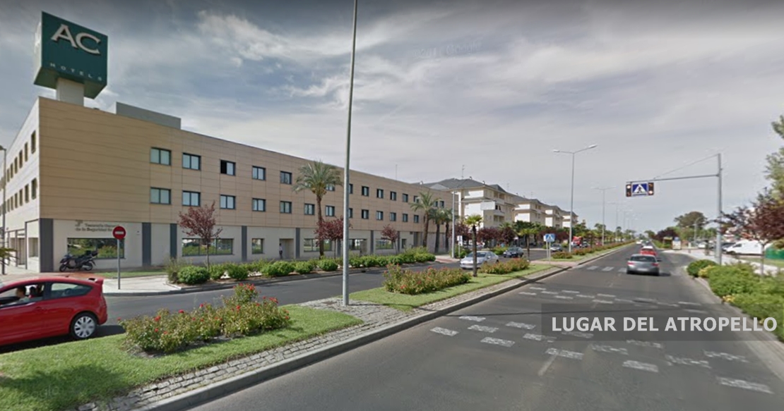 Un hombre herido tras ser atropellado en la Avenida de Elvas