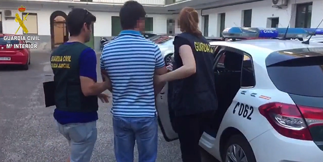 La Guardia Civil detiene a un ‘Hilario’ que estaba huido desde el año 2015