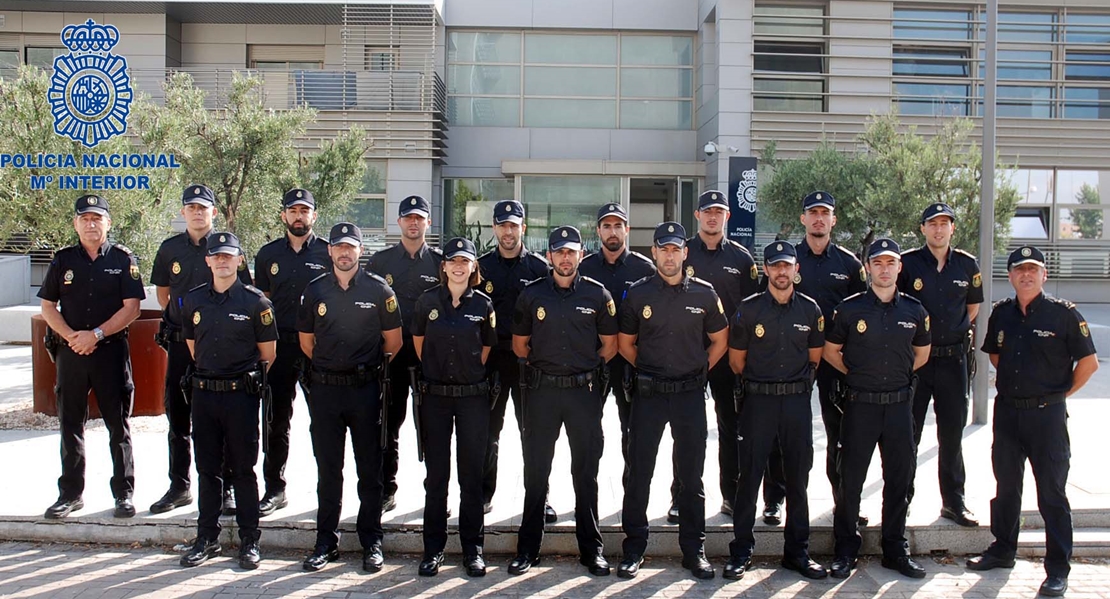 Llegan a Extremadura 55 policías nacionales para realizar prácticas