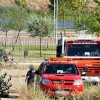 Incendio cercano al pabellón Juancho Pérez (Entrepuentes) Badajoz