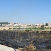 Incendio cercano al pabellón Juancho Pérez (Entrepuentes) Badajoz
