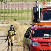 Incendio cercano al pabellón Juancho Pérez (Entrepuentes) Badajoz