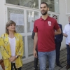 Imágenes de la visita de José Manuel Calderón a su campus