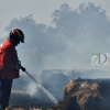 Un incendio en la frontera calcina 150 hectáreas (Badajoz)