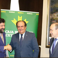 Caja Rural y CREEX firman un convenio para favorecer el tejido empresarial extremeño