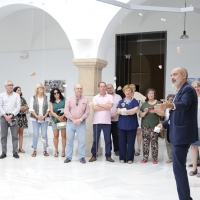 La asamblea acoge una exposición del camino Mozárabe