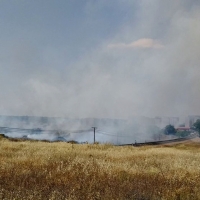 Incendio peligroso en Cáceres