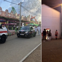 Dos jóvenes sufren traumatismos tras accidentarse en el Ferial