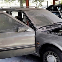 Arde un turismo en el aparcamiento del Hospital Campo Arañuelo