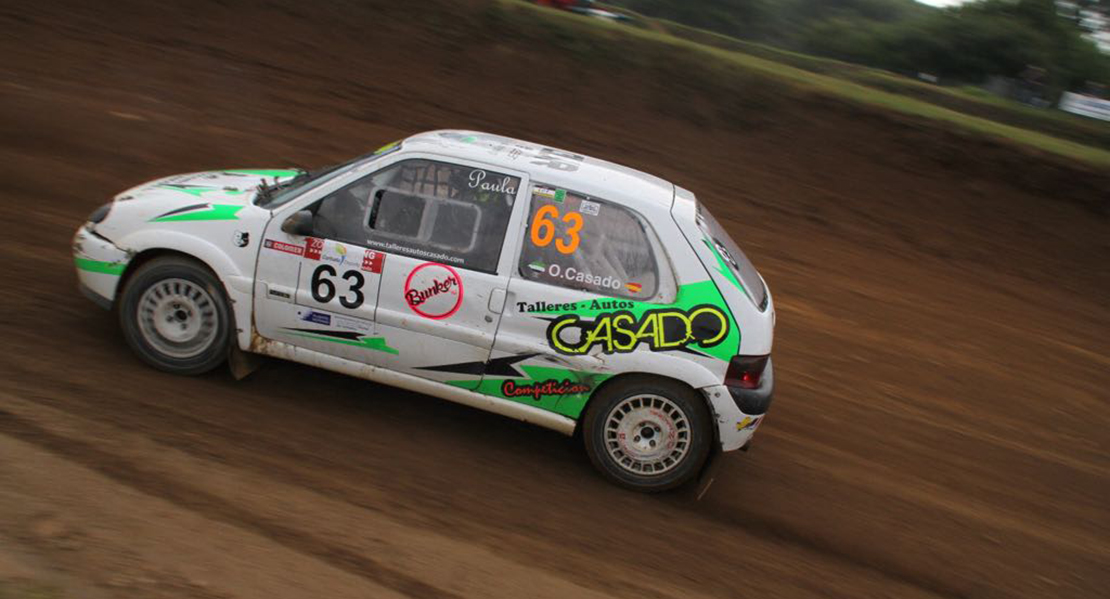 El extremeño Casado acaricia el podio en el X Autocross de Carballo