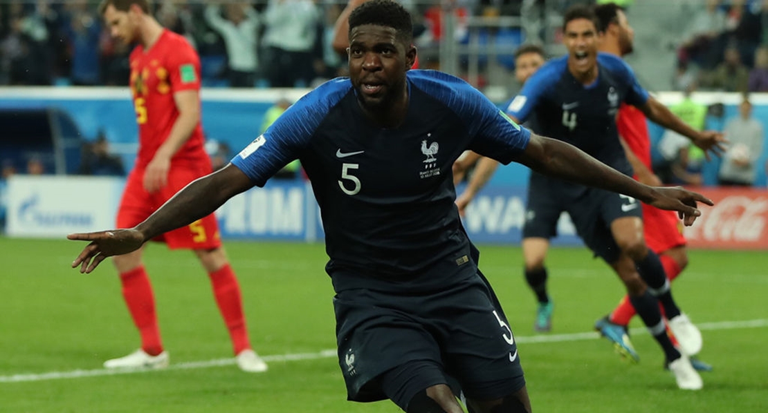Francia y Bélgica desactivan su fútbol y Umtiti da el pase a la final