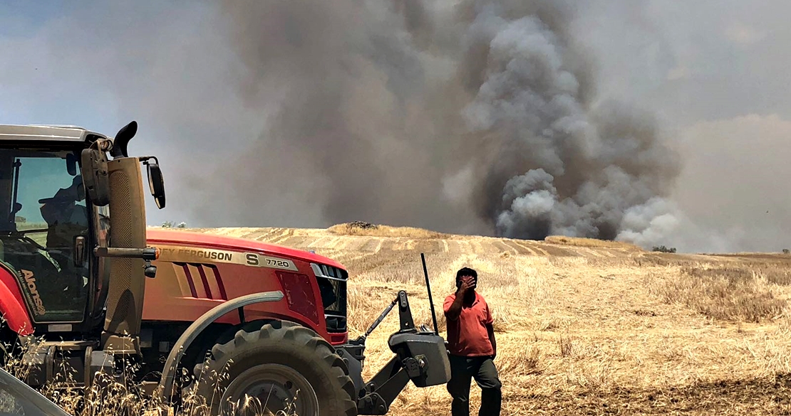 Mucho cuidado con usar máquinas agrarias sin avisar a la Junta