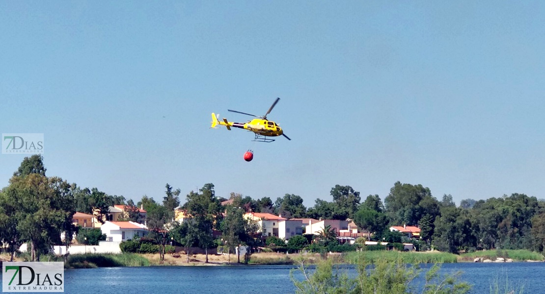 Nivel 1 de peligrosidad por un incendio en el embalse de Proserpina