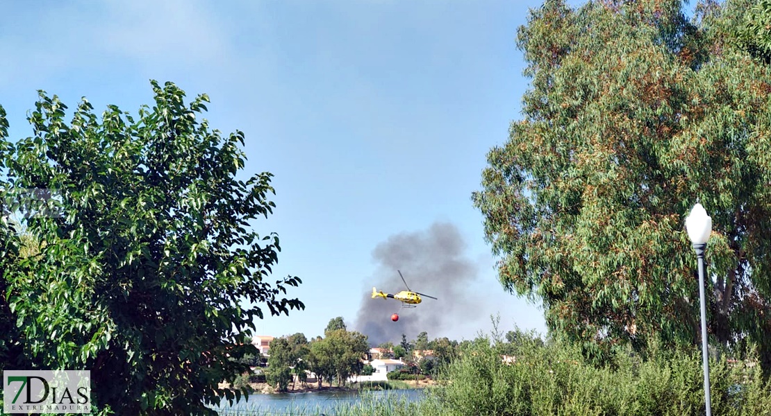 Nivel 1 de peligrosidad por un incendio en el embalse de Proserpina