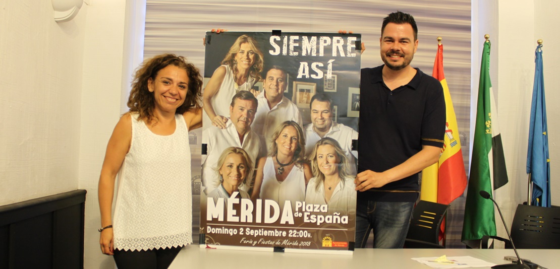 ‘Siempre así actuará en la Feria de Mérida