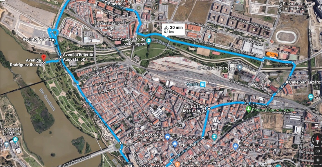 Cambio de recorrido para el Día de la Bici de Mérida