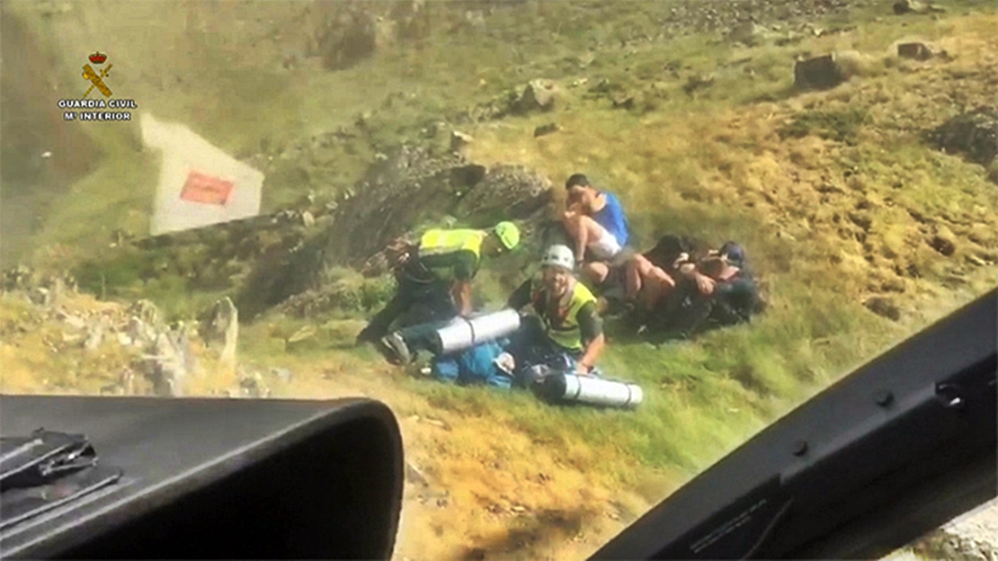 La Guardia Civil realiza 13 rescates en dos días en el Pirineo Oscense