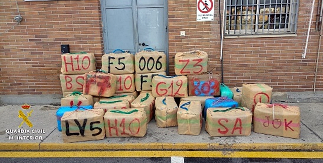 La Guardia Civil interviene 2.407 kilos de hachís