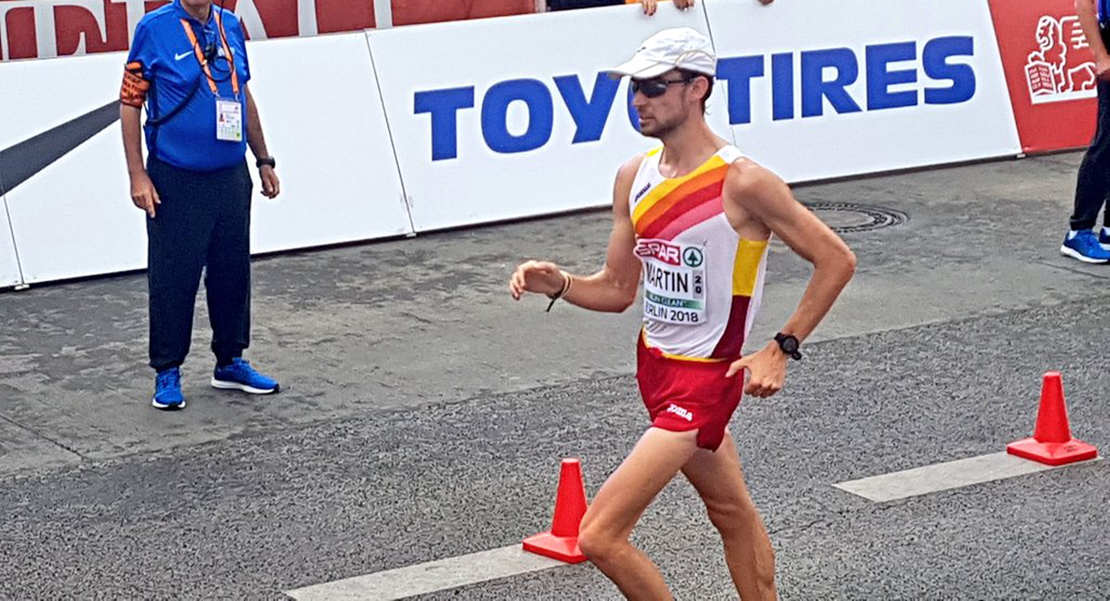 El extremeño Álvaro Martín campeón de Europa de 20 kilómetros marcha