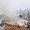 Imágenes en exclusiva del grave incendio forestal declarado en la Sierra de Jola