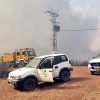 Imágenes en exclusiva del grave incendio forestal declarado en la Sierra de Jola