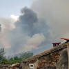 Imágenes en exclusiva del grave incendio forestal declarado en la Sierra de Jola