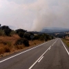 Incendio forestal en la comarca de Zafra Río-Bodión