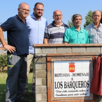 Inaugurada la Rotonda de los Barqueros, en el Barrio de Mérida