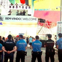 Policías extremeños participan en el festival musical ‘NOS ALIVE’ en Lisboa