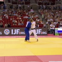 La judoca extremeña Cristina Cabaña cae en primera ronda del Grand Prix de Budapest