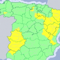 Alerta amarilla por tormentas en Extremadura