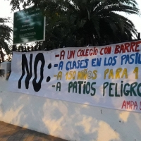 La AMPA del colegio Alba Plata, de Cáceres, está harta de la Junta
