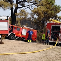 Horas críticas para la evolución del incendio de Jola