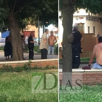 La policía acude a una pelea en el parque de San Fernando (Badajoz)